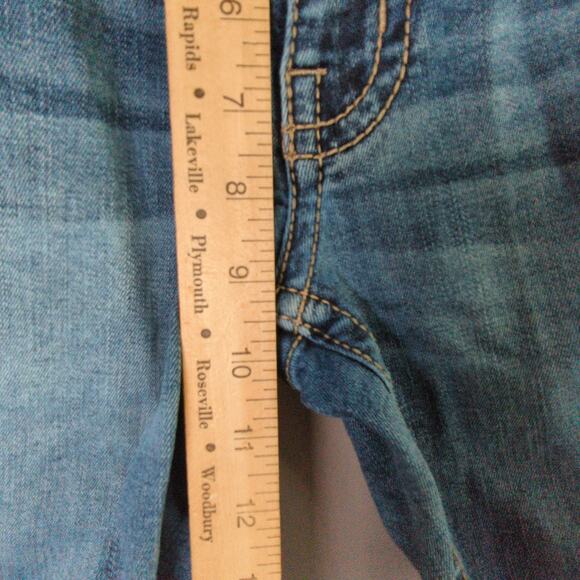 BKE Jake Jeans Mens 30 Blue Straight Hemmed Stretch - Picture 5 of 9